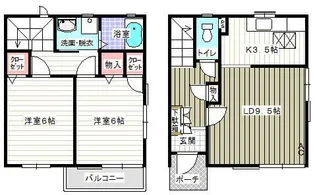 神奈川県横須賀市上町1【一戸建】の間取り