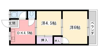 中松文化【1階】の間取り