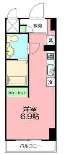 カレッジテラス東海大学前A棟(食事付)【3階】の間取り