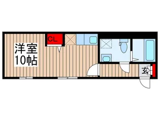 ドエル桶川2【1階】の間取り