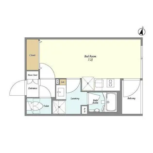 1Rの間取り画像