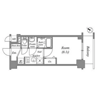 ファステート神戸サルビア【2階】の間取り