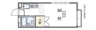 ラッキーフリューゲル【2階】の間取り