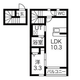 Foret Lumiere(フォレルミエール)【2階】の間取り
