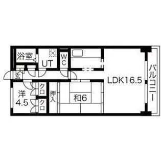 黒松クレスト【5階】の間取り