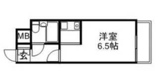 朝日プラザ五橋III【5階】の間取り
