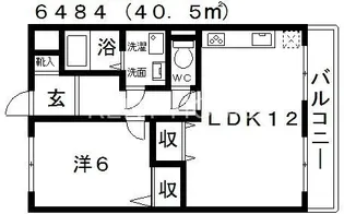 サンパティック陵南の森【4階】の間取り