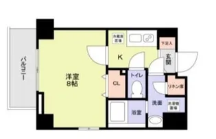 ルーセントK台東【1階】の間取り