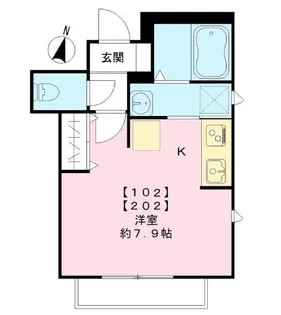 東京都練馬区春日町3【アパート】の間取り