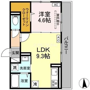 D Paina 桜ヶ丘【2階】の間取り