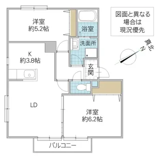 Bergheim Senba【1階】の間取り