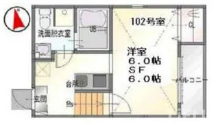 クローバーガーデン【1階】の間取り