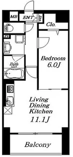 東京都文京区千駄木3【マンション】の間取り