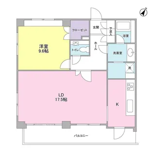 メゾン・ド・中目黒【3階】の間取り