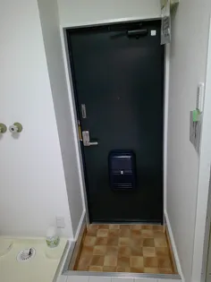 ピアネス山王A棟【2階】の玄関