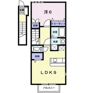 佐賀県鳥栖市古賀町【アパート】の間取り