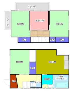 埼玉県所沢市林3【一戸建】の間取り