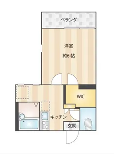 ドエル芦花【2階】の間取り