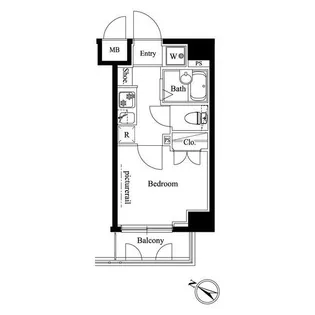神奈川県横浜市南区中村町1【マンション】の間取り