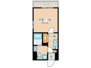 オークレスト青砥【3階】の間取り