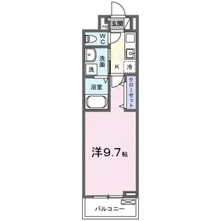 東京都日野市豊田3【アパート】の間取り