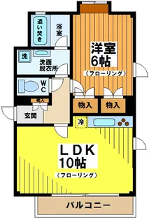 東京都杉並区下高井戸4【マンション】の間取り