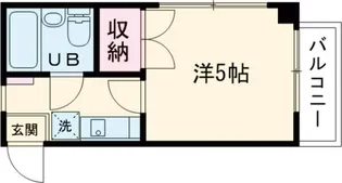 コーポリベール【2階】の間取り
