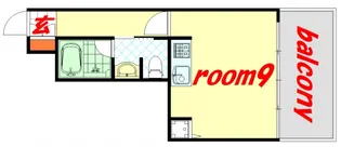 広島県広島市西区三篠北町【マンション】の間取り