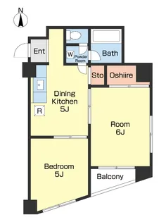ロジュ中葛西【3階】の間取り