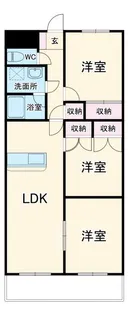 マーキュリーIII【3階】の間取り