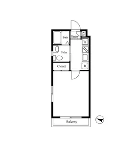 東京都中野区鷺宮4【アパート】の間取り