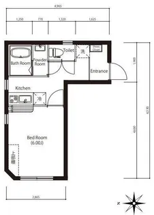 MAXIVbasic南千住【4階】の間取り