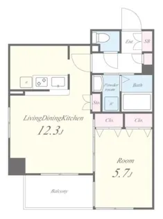 アヴェニーユ弐番館【3階】の間取り
