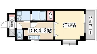 サンパティーク【7階】の間取り