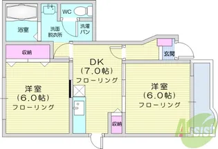 KMヴィレッジ3【1階】の間取り