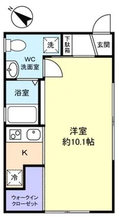 Le Ciel Bleu ル・シエル・ブルー【2階】の間取り