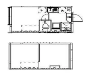 カルーセルエルドラド【1階】の間取り
