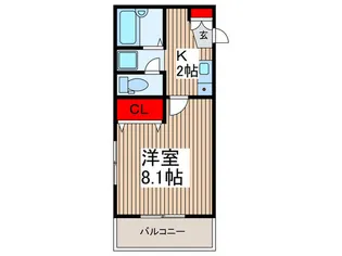 ラフィナ-ト・エム【1階】の間取り