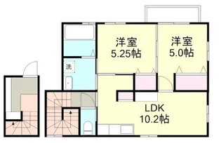 フォルティス四十瀬II【2階】の間取り