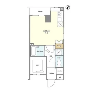 BPRレジデンス水天宮前【2階】の間取り