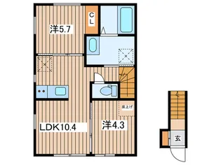グランメゾン鎌倉岡本【2階】の間取り