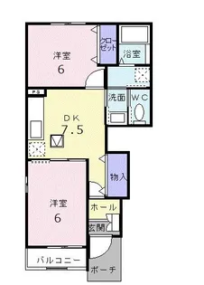 サプライズ・タウンA【1階】の間取り