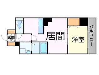 ビッグパレス南5条【8階】の間取り