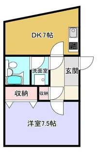 ブルーハーブ【2階】の間取り