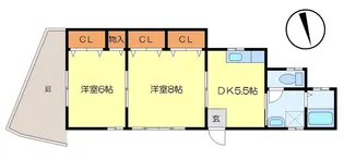 YMコーポ【1階】の間取り