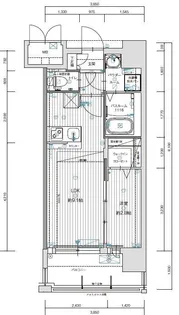 グランフォーレ博多駅プレミア【5階】の間取り