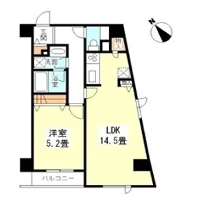 TKフラッツ渋谷【10階】の間取り