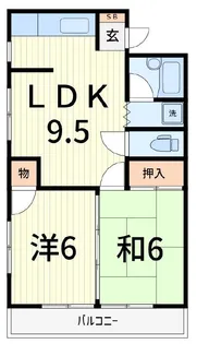 ル・レジダンス【2階】の間取り