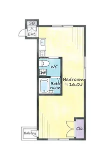 フォーシーズン新丸子【3階】の間取り