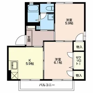 城の里【2階】の間取り